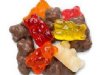 Chocolate covered gummy bears